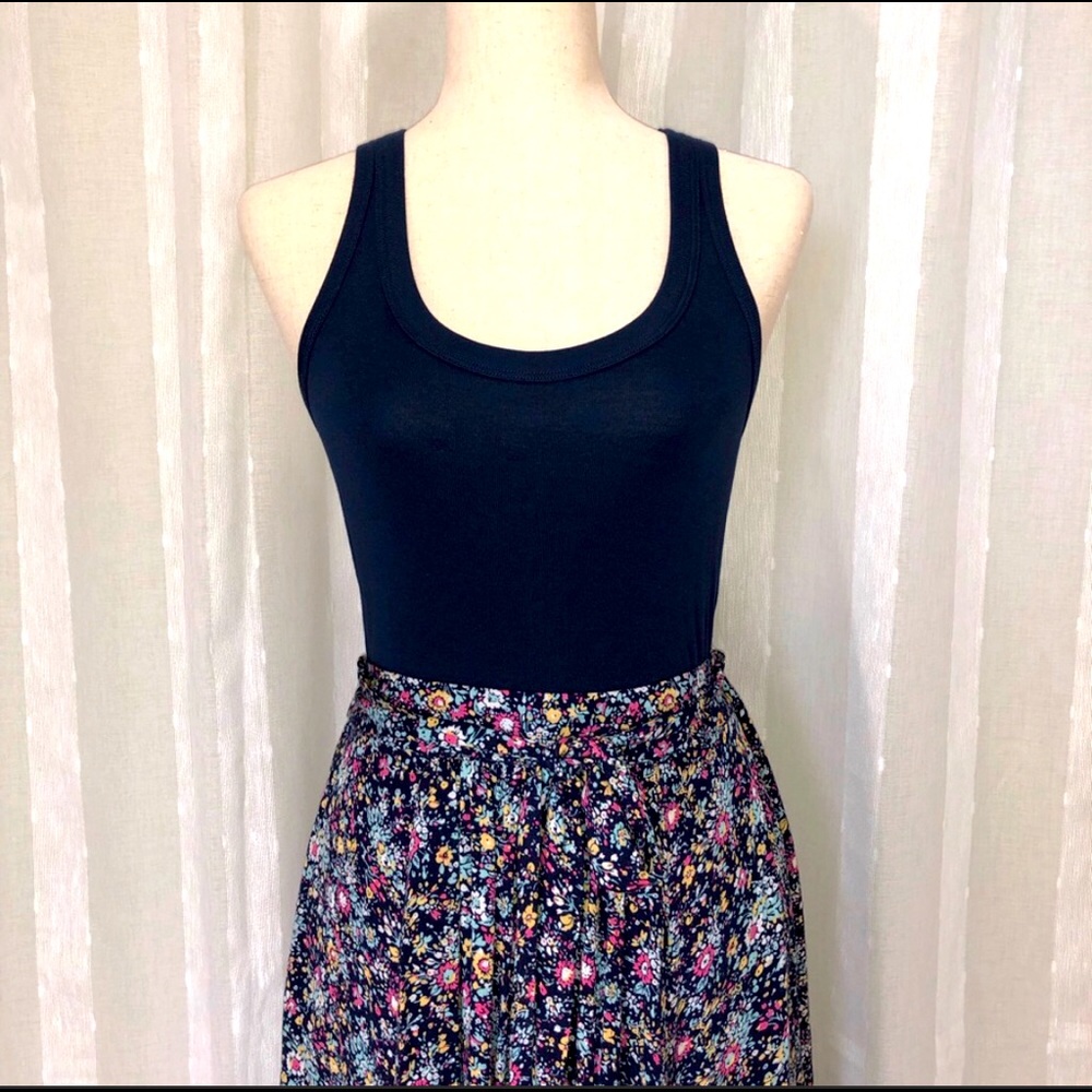 NWT Splendid S navy racer back layering tee